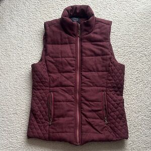Tart Women's Deep Burgundy Quilted Vest